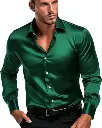 PLAIN SATIN SHIRT (SILK SHIRT)