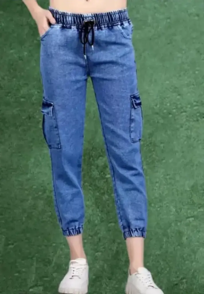 Jeans Six Pocket Joggers For Women
