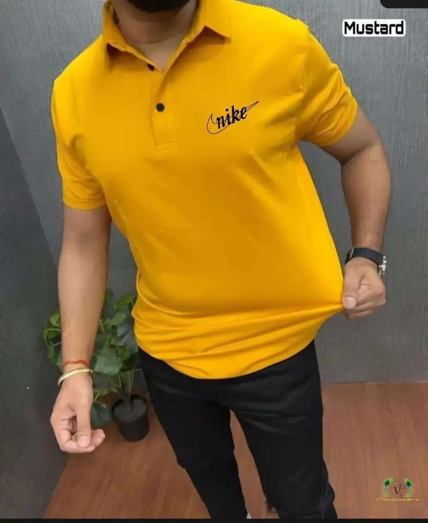 T-SHIRT  ( HALF SLEEVE ) POLO T-SHIRT PREMIUM QUALITY                              
                                                       
FABRIC - SAP MATTY COTTON LYCRA  